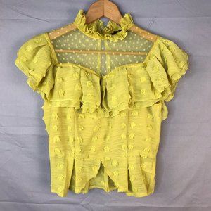 Kate C. Yellow crop top